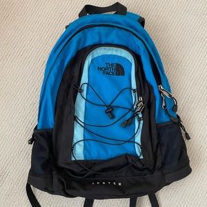 North Face Jester Backpack Two-Tone Blue and Light Blue